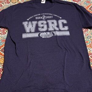 Gildan purple SRC Graphic Teesizs medium